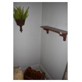WALL SHELF, MAGAZINE HOLDER