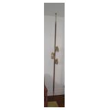 BEIGE 3 POLE LAMP
