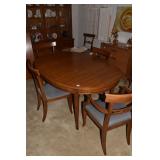 DINING TABLE 60" X 40" W - 2 20" LEAVES AND 5
