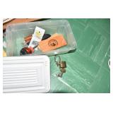 URR BRASS LOCK, COOKIE PRESS, KNIFE SHARPENER,