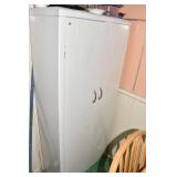 TWO DOOR METAL CABINET 60" H X 27" W X 12" D
