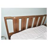 FULL SZ BED 43" H W/ BOXSPRING AND MATTRESS