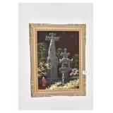 VELVET PICTURE 21" H X 16" W