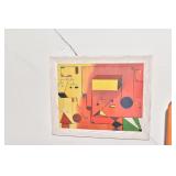 19" H X 23" WIDE ABSTRACT PRINT