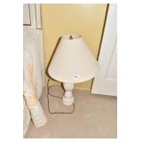 WHITE CERAMIC LAMP