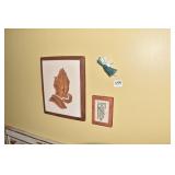 BERLINER & MCGINNIS WALL PLAQUE, PRAYING HANDS