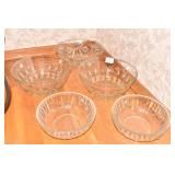 ASSORTED GLASS BOWLS