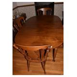 HEYWOOD WAKEFIELD - DINING TABLE MAPLE 5
