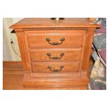 OAK NIGHTSTAND 16" D X 2