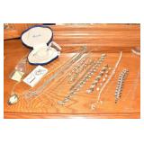 CAMEO PERFUME LOCKET, BRACELETS AND OTHER COSTUME