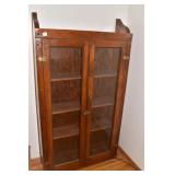 FLAT PINE BOOKCASE FLAT WALL 53"3W X 3