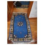 BLUE WOOL RUG 2