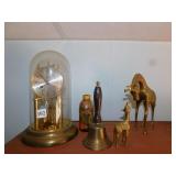 ANNIVERSARY CLOCK GLASS DOME IS CRACKED, TWO