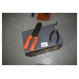 ASSORTED SCREWS AND WIRE CUTTERS