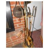 FIREPLACE POPCORN MAKER WITH TAGS, FIREPLACE SET