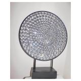 TIN DECORATIVE FAUX CRYSTAL; H: 24" W:18"