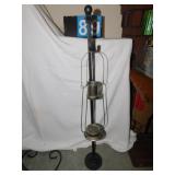 METAL STAND ADJUSTABLE HEIGHT FOR LANTERN,
