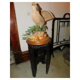 CURVED TURKEY THANKSGIVING STATUE 12" H 15"W WITH
