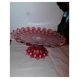 RUBY SERVING 7"H 17" DIAMETER