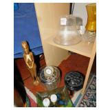 CANDLE HOLDERS WITH BATTERY OPERATED CANDLES,