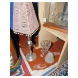 GLASS CARVING WITH GLASS CASE, GLASS PIECES, AND