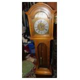 MINI GRANDFATHER CLOCK - COLONIAL BRAND 54"H