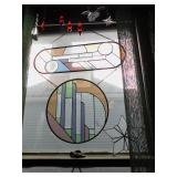 ROUND STAINED-GLASS PIECE