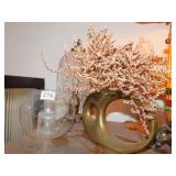 CANDLE HOLDER, UNIQUE VASE, AND LAMP WITH WHITE