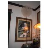 GLASS BASE FIBER OPTIC LAMP