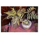 TWO ARTIFICIAL PLANTS