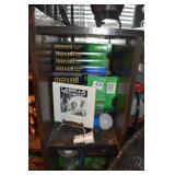 PATTI LABELLE ASSORTED VHS TAPES, SHELF UNIT