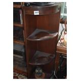 SMALL CORNER SHELF 3 SHELVES