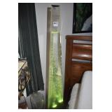 WATER FILLED BUBBLE LIGHT CHANGING COLOR 40" H