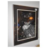 OWL FRAMED PICTURE