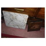 MARBLE DESIGN BOARD WITH TREE DESIGN BOARD