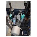 TWO TOILET BRUSHES, FEBREZE ETC.