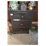 THREE DRAWER CHEST NIGHTSTAND