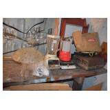 BLENDER, LIGHT, CARRY CASE, WOOD SHELF