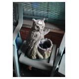 COMPOSITION OWL FOUNTAIN