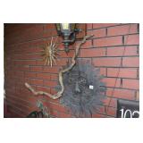 GROUP OF THREE DECORATIVE OUTDOOR SUNS