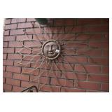 METAL DECORATIVE SUN APPROX. 2 FT WIDE