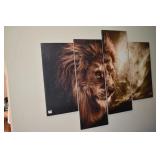 4 SECTION LION PICTURE