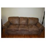 SOFA ASHLEY FURNITURE DEEP BEIGE 87" W X 38" D X