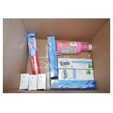 TOOTHBRUSHES, TOOTH PASTE, LEN CLEANER,