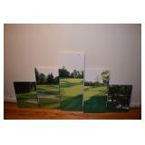 GOLF PICTURE 5 PIECE