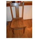 OAK T-BACK CHAIR