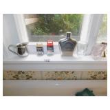 CROWN ROYAL FLASK, MINI GRATERS, GLASSES, ETC.