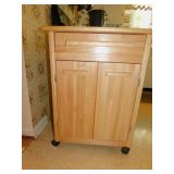 ROLLING STAND 1 DRAWER, 2 DOOR, 35" H X 26" W 20"