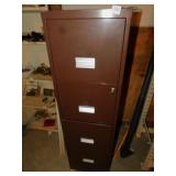 4 DRAWER FILE CABINET WITH KEY