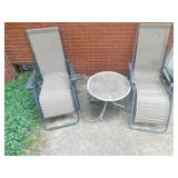 LAWN CHAIRS RECLINE & STAND